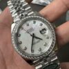 Clean 41 Mother-of-Pearl Dial with Modified Moissanite Bezel