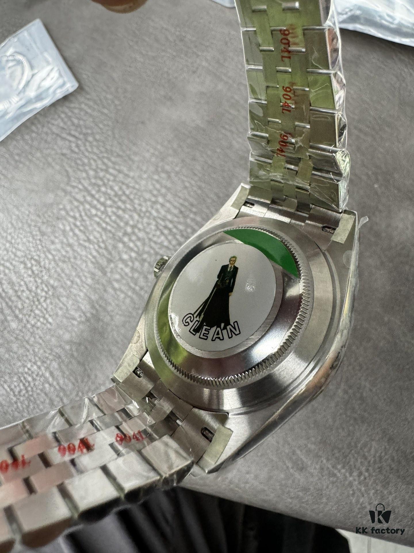 Clean 41 Mother-of-Pearl Dial with Modified Moissanite Bezel