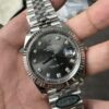 Clean 41 Gray Mesh Diamond-Studded Day