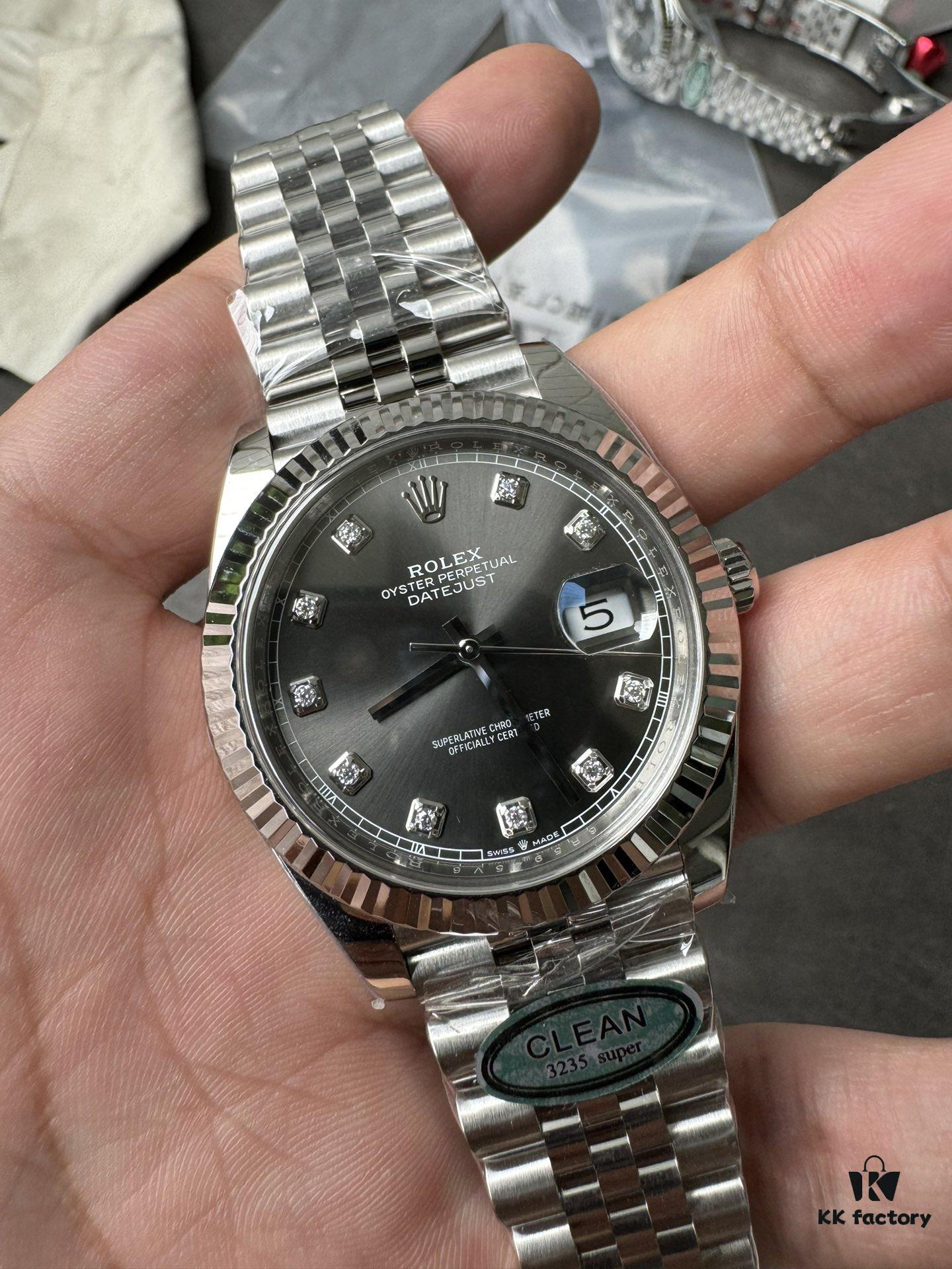 Clean 41 Gray Mesh Diamond-Studded Day