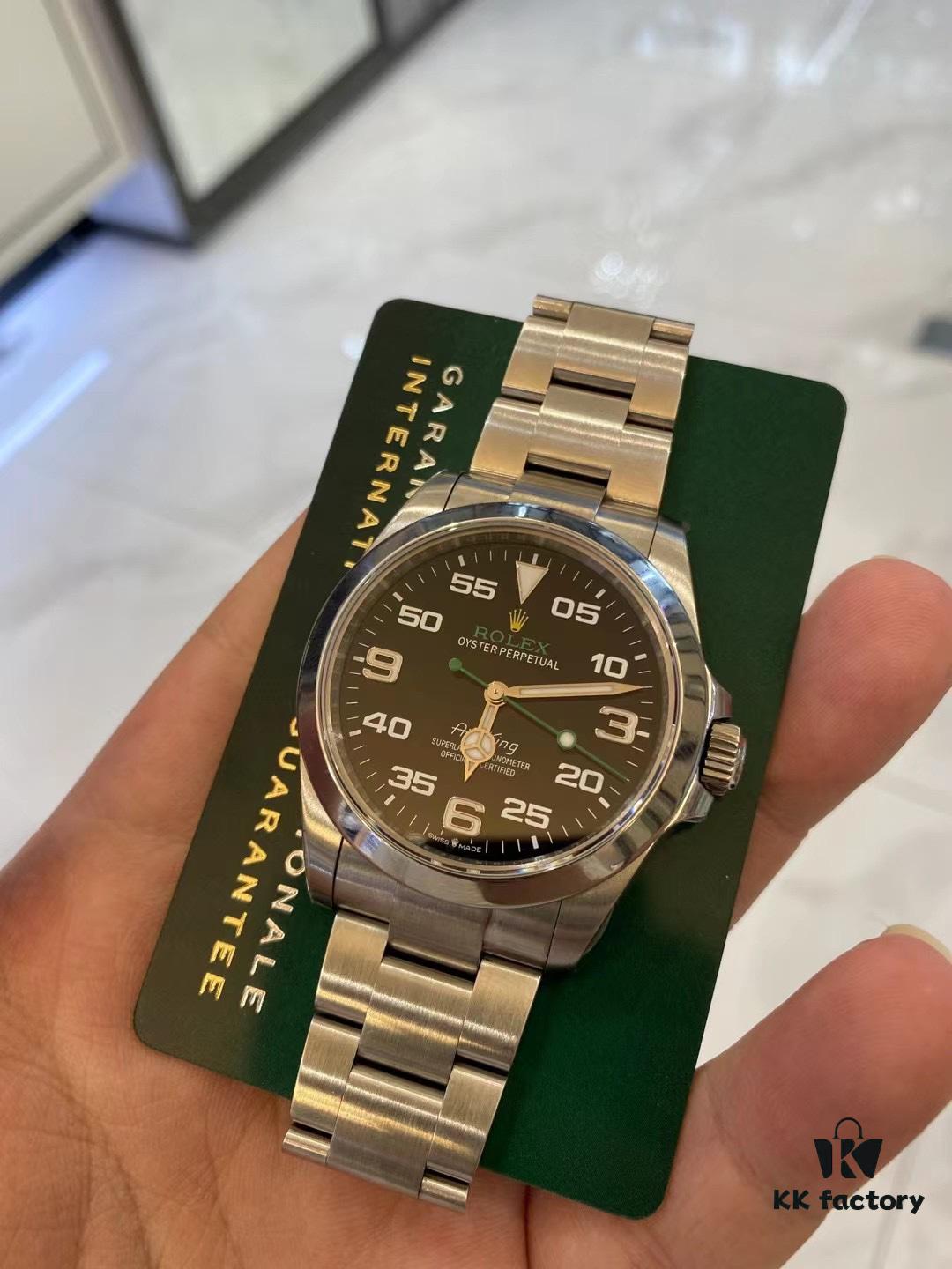 Authentic 126900 Complete Watch with Dial, Hands, Bezel, Crown, Strap, and Buckle, V.S. Base