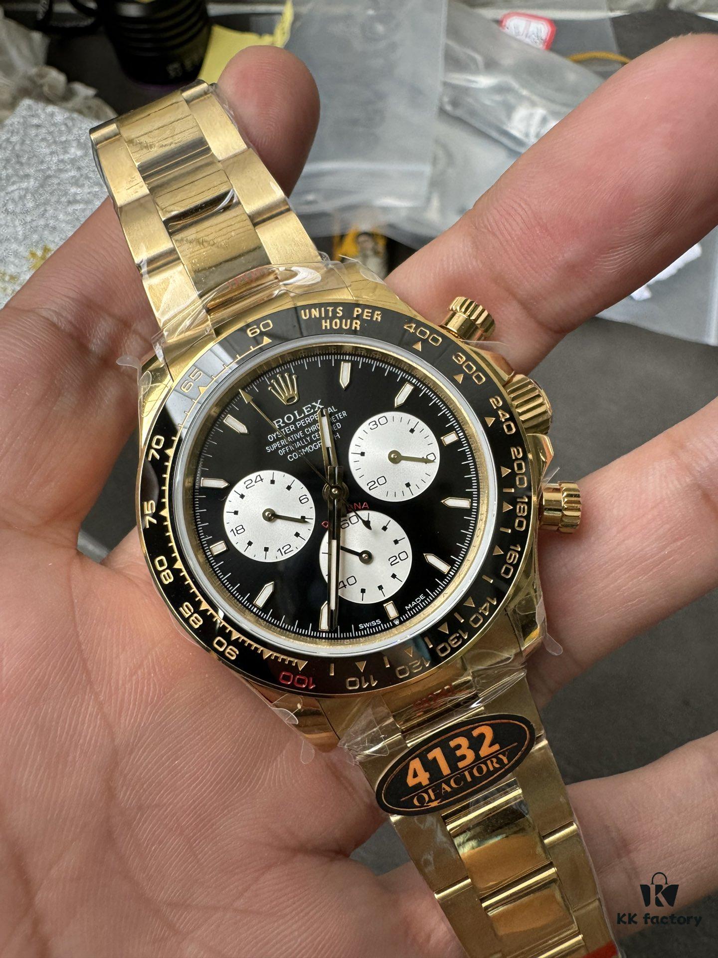QF New Model Daytona 4132 Open Case Back Le Mans 100th Anniversary Edition Gold