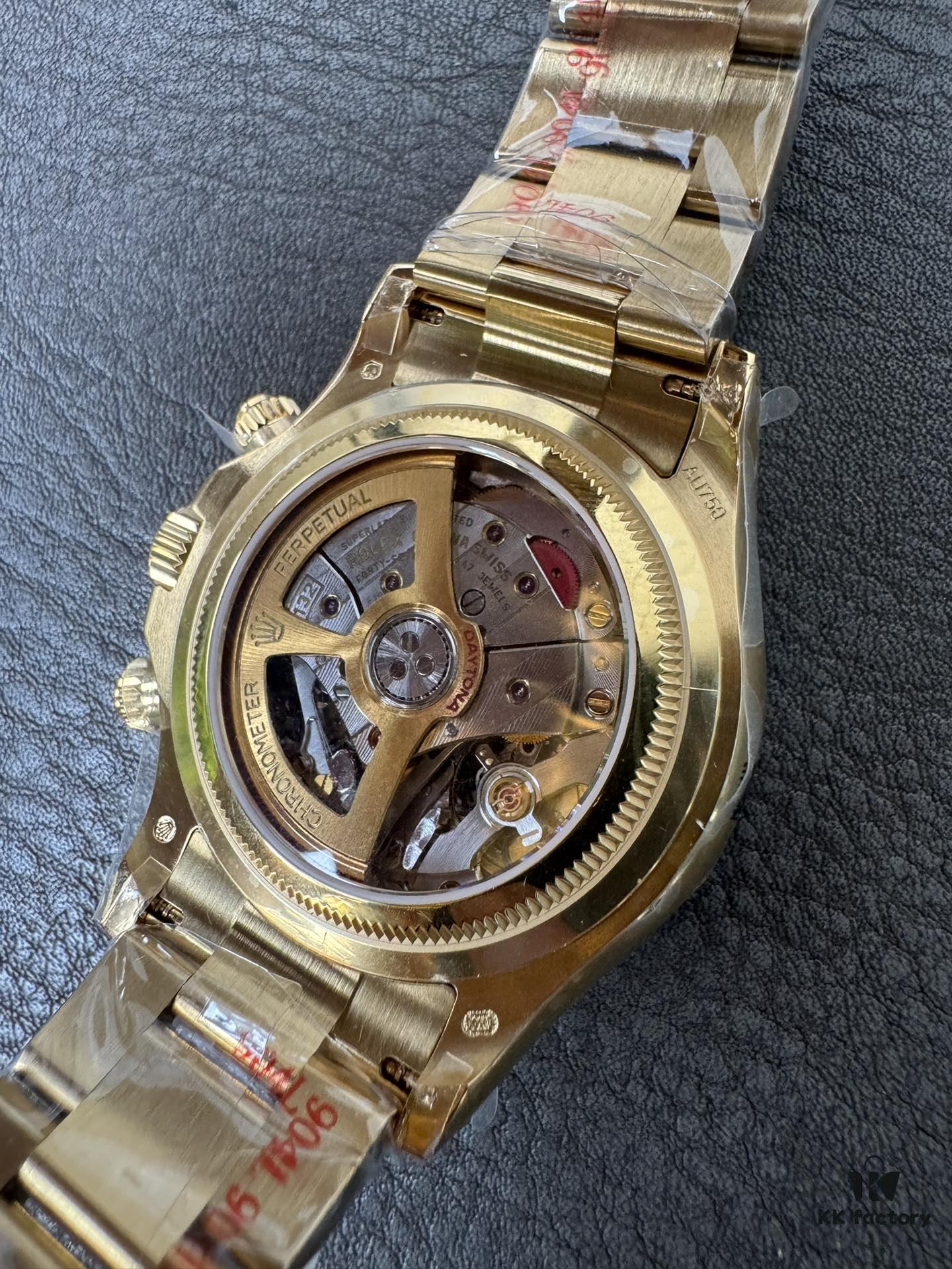 QF New Model Daytona 4132 Open Case Back Le Mans 100th Anniversary Edition Gold