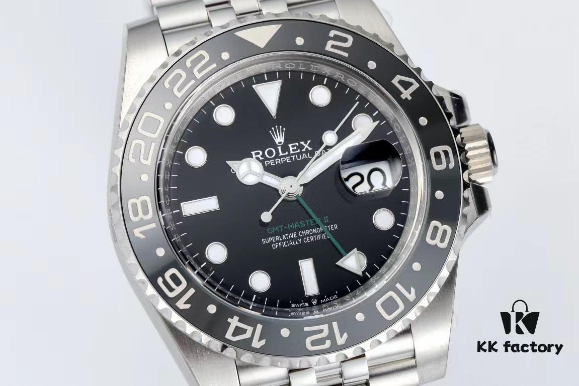 126710 Black and Grey Bezel Clean Factory New Version