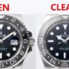 6931a66bccd8ab3d7af9ad06 Authentic vs Fake Comparison: 126710 Black and Grey Bezel, Clean Factory