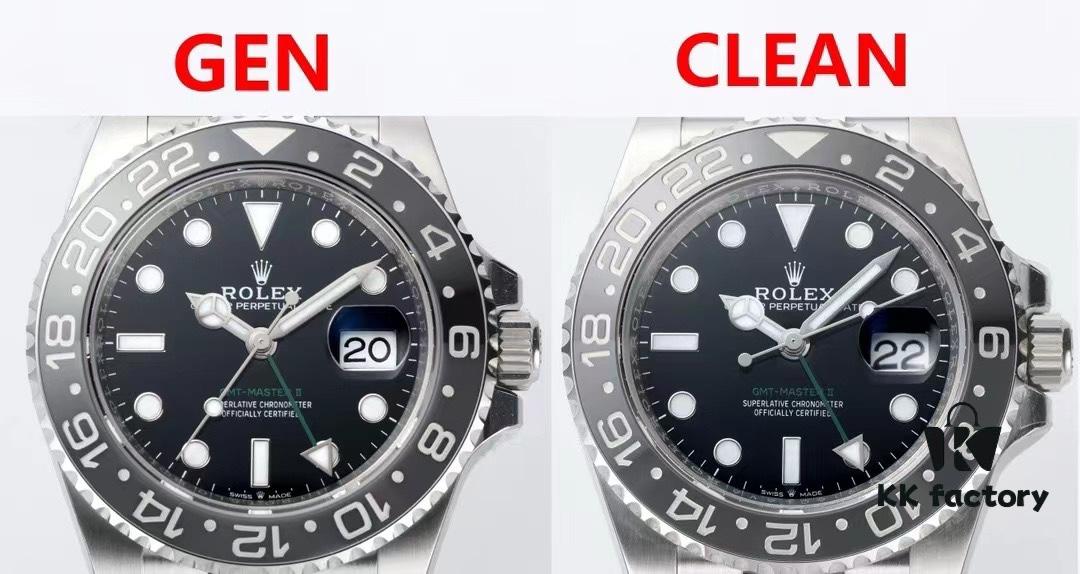 6931a66bccd8ab3d7af9ad06 Authentic vs Fake Comparison: 126710 Black and Grey Bezel, Clean Factory