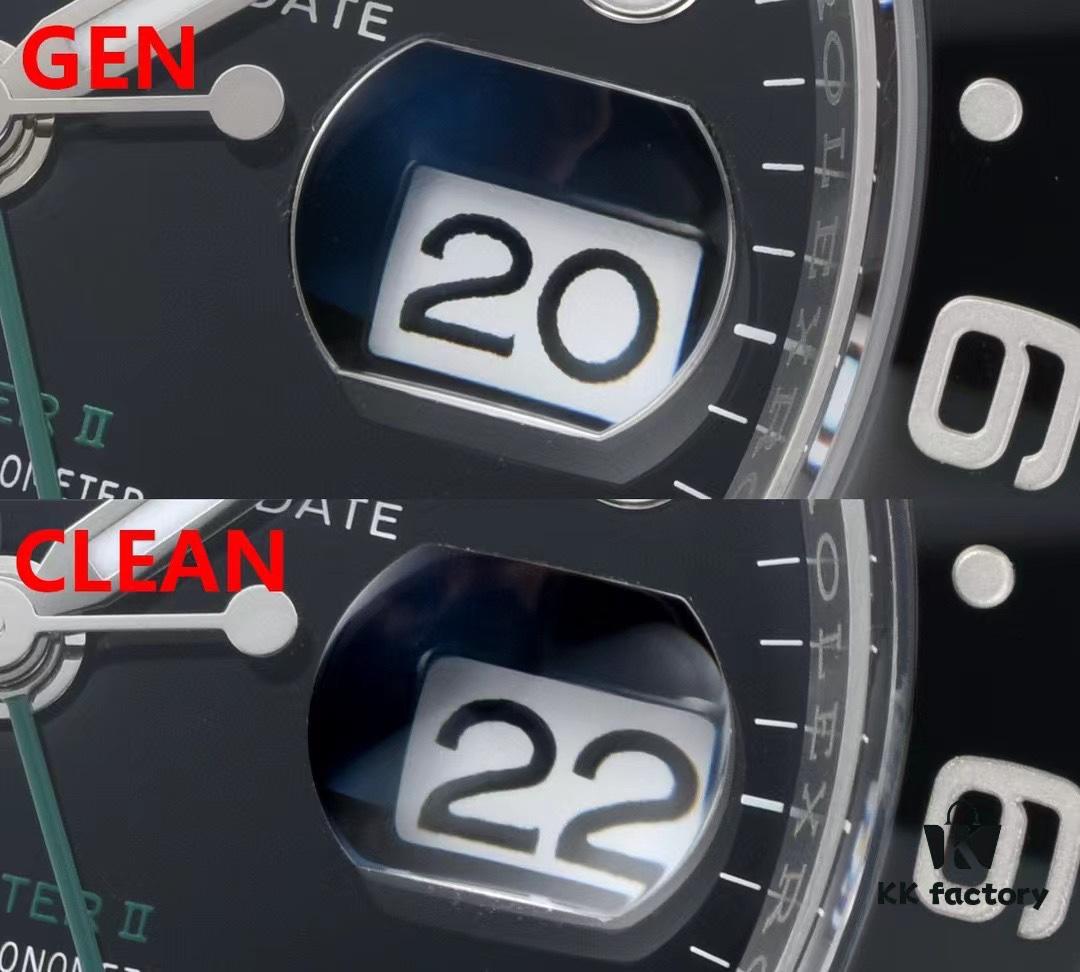 6931a66cccd8ab3d7af9ad09 Authentic vs Fake Comparison: 126710 Black and Grey Bezel, Clean Factory