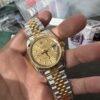 VS Intermeshed Gold Plaid Pattern Log Dan Dong 3235 Machine