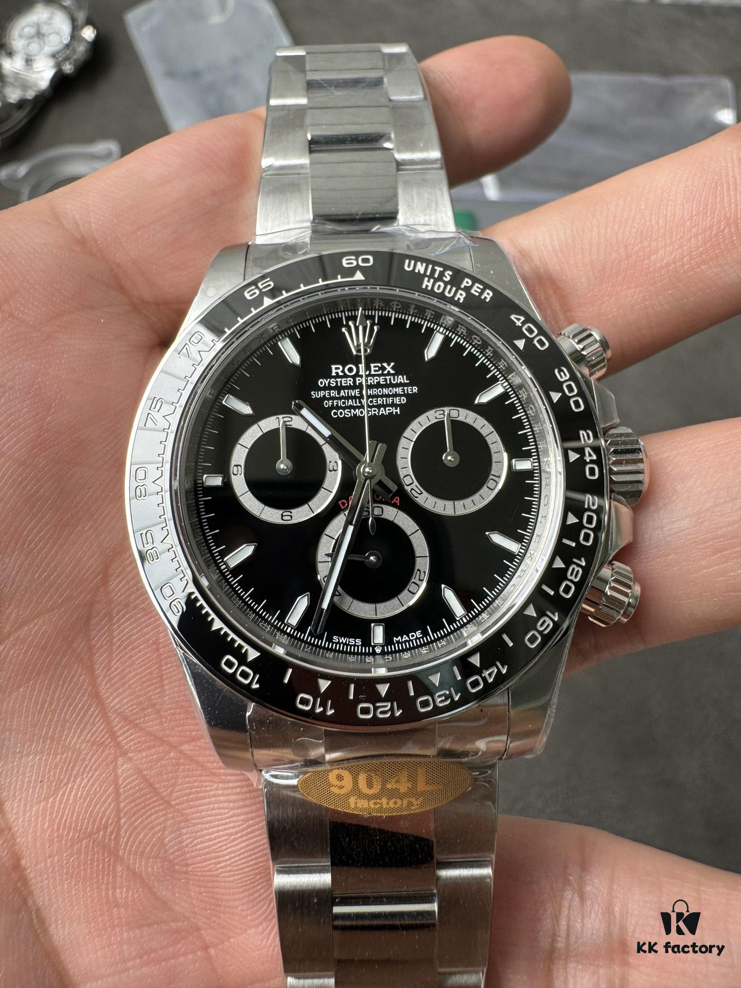 6931a670ccd8ab3d7af9ad5d 904L Factory New Release 2023 Model 126500 White Ceramic Panda Black Ceramic 4131 Integrated Movement (First Batch Includes Rolex Stainless Steel Strap and Exclusive T-Shape Screwdriver for Precision Disassembly)