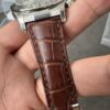 6931a672ccd8ab3d7af9ad83 Clean Platinum Gray DE Modified Substitute with Tahitian Mother-of-Pearl, Customized American Crocodile Leather Strap