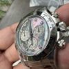 6931a673ccd8ab3d7af9ad86 Clean Platinum Gray DE Modified Substitute with Tahitian Mother-of-Pearl, Customized American Crocodile Leather Strap