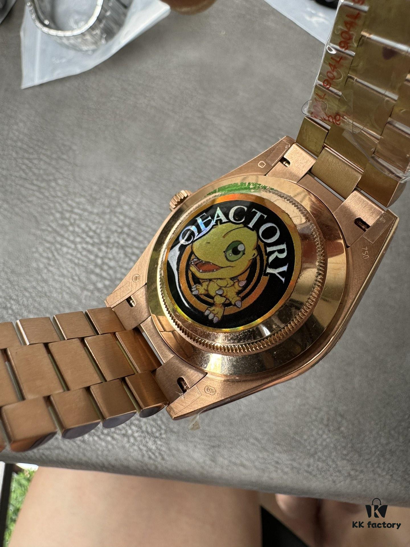 QF Weighted Version Rolex Day-Date Dual-Calendar 2836 Movement 40mm 185G