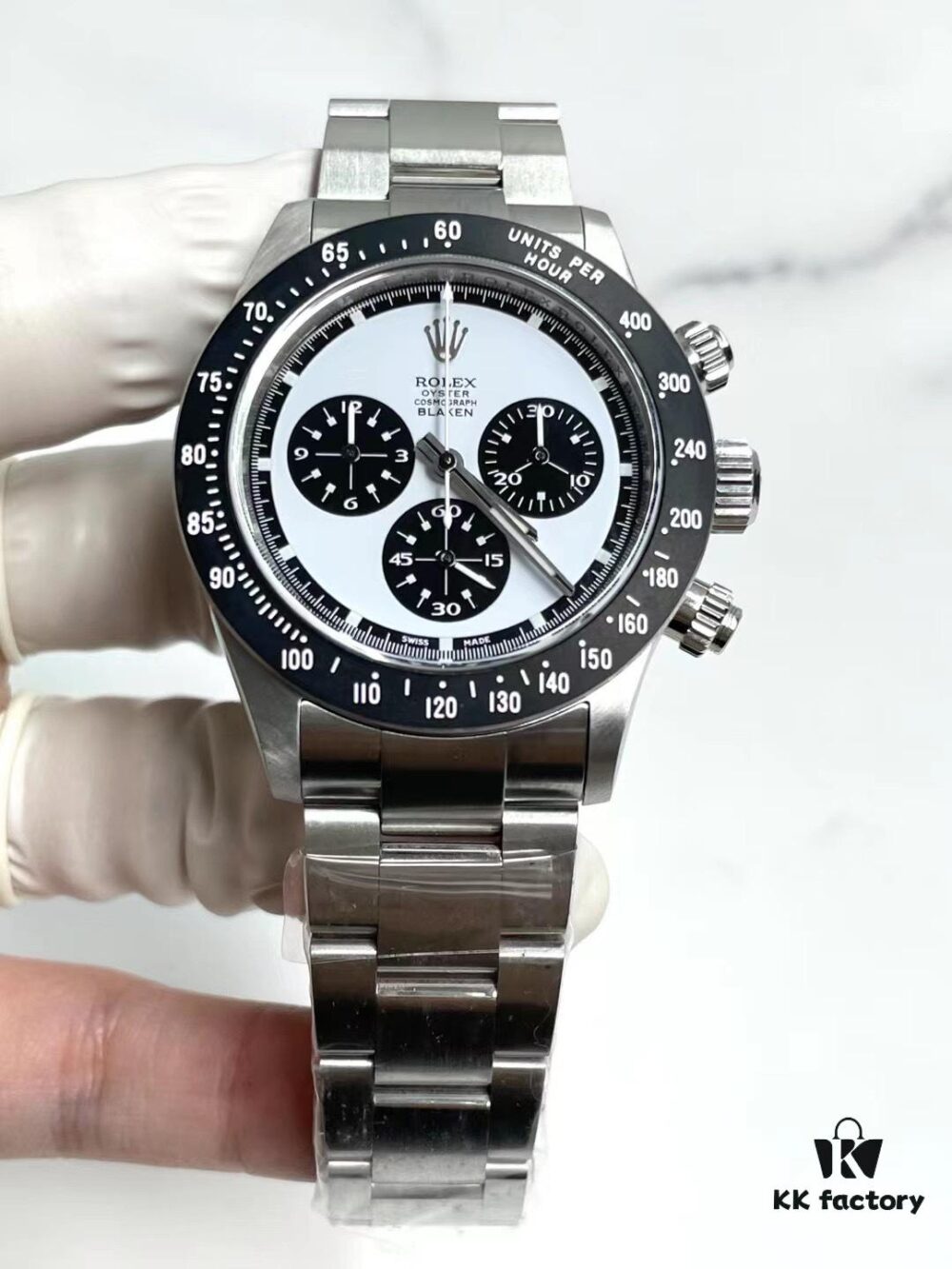 6931a686ccd8ab3d7af9aed1 Custom Blaken Paul Newman Clean White Steel Upgrade German Substitute Dial with Hands, Bezel, CNC Cut Lugs, Full Brushed Finish
