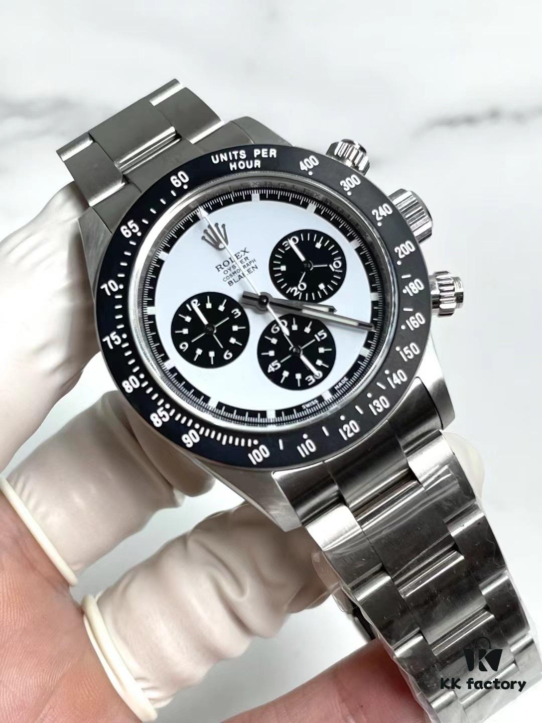 6931a686ccd8ab3d7af9aed2 Custom Blaken Paul Newman Clean White Steel Upgrade German Substitute Dial with Hands, Bezel, CNC Cut Lugs, Full Brushed Finish