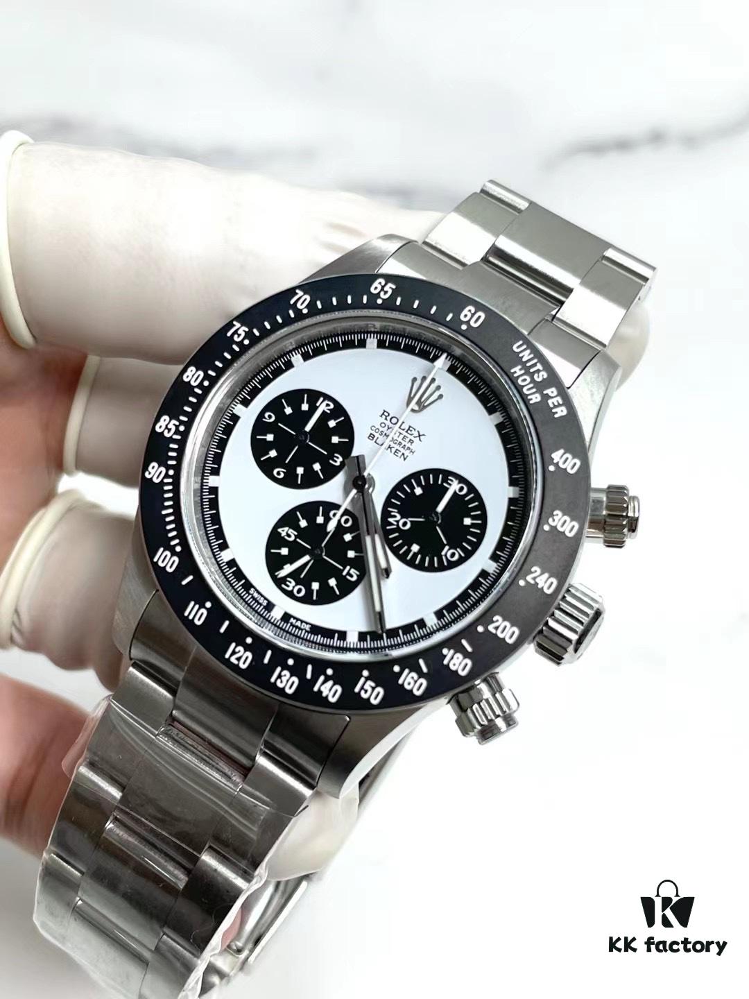 6931a686ccd8ab3d7af9aed3 Custom Blaken Paul Newman Clean White Steel Upgrade German Substitute Dial with Hands, Bezel, CNC Cut Lugs, Full Brushed Finish