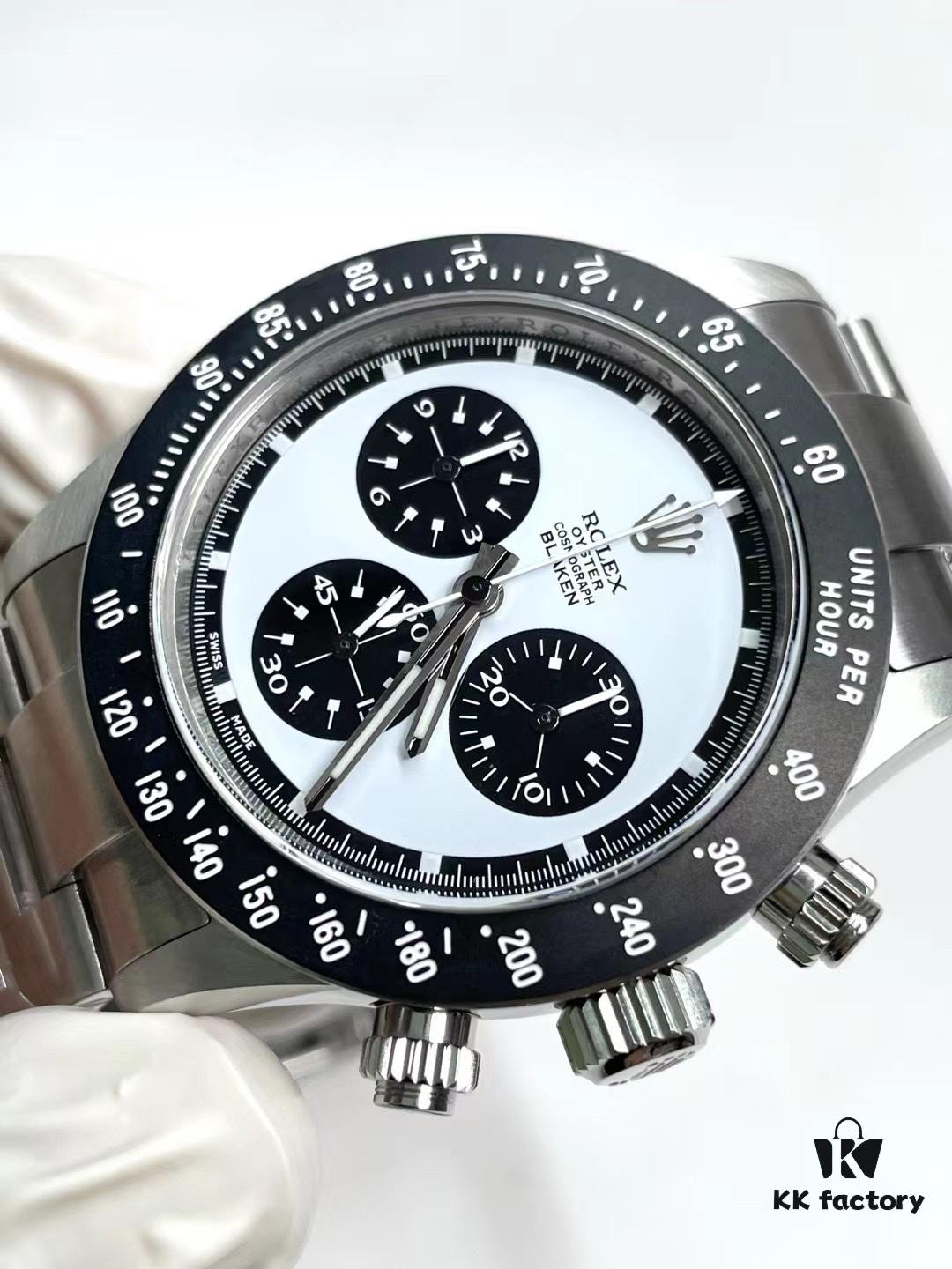 6931a686ccd8ab3d7af9aed4 Custom Blaken Paul Newman Clean White Steel Upgrade German Substitute Dial with Hands, Bezel, CNC Cut Lugs, Full Brushed Finish