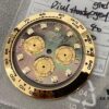Brand New Black Enamel Round Brooch Pin 116508