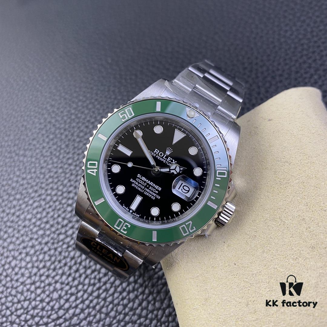 6931a693ccd8ab3d7af9afbc Clean Factory (C-Factory) Rolex 126610 Submariner Black & Green Water Ghost 41mm