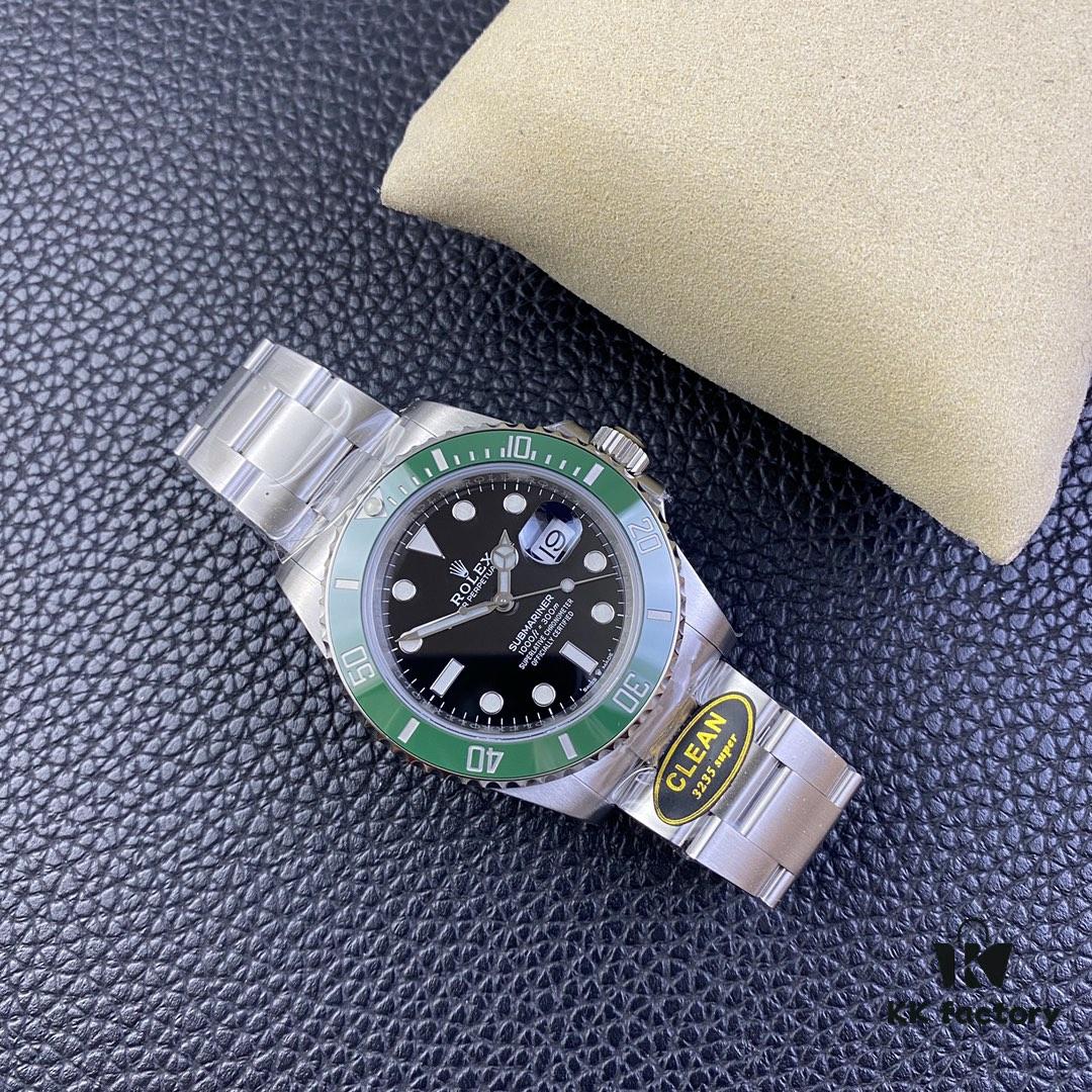 6931a693ccd8ab3d7af9afbd Clean Factory (C-Factory) Rolex 126610 Submariner Black & Green Water Ghost 41mm