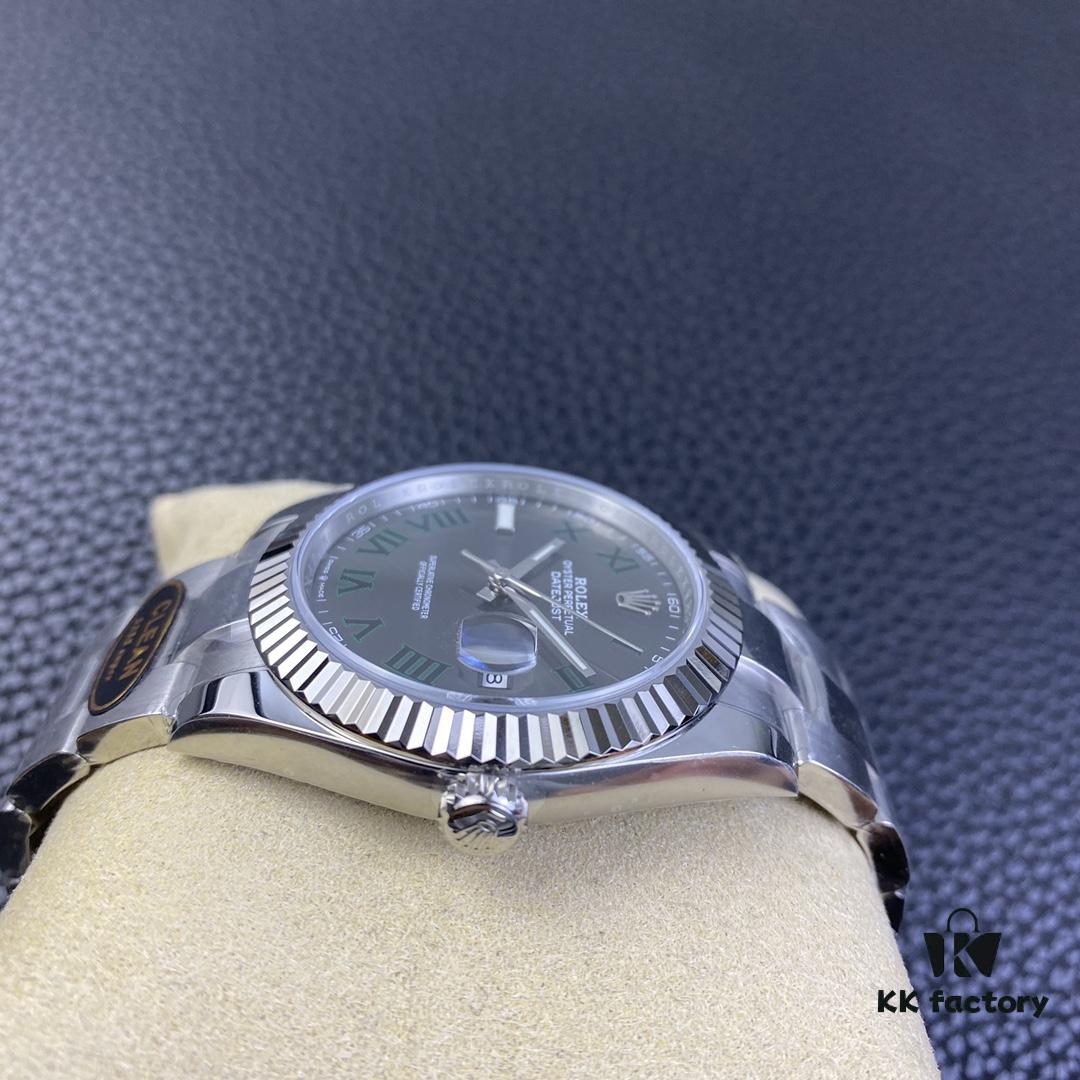6931a696ccd8ab3d7af9afd6 Clean Factory / C Factory New Rolex Datejust Series m126334-022 Green Guilloche