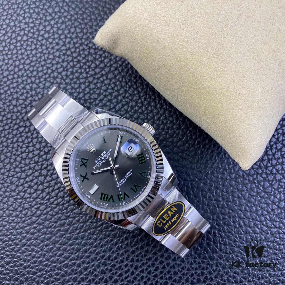 6931a696ccd8ab3d7af9afd8 Clean Factory / C Factory New Rolex Datejust Series m126334-022 Green Guilloche