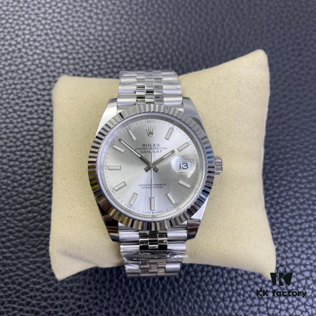 6931a696ccd8ab3d7af9afdb Clean Factory / C Factory New Rolex Datejust Series m126334-0004 Silver Dial