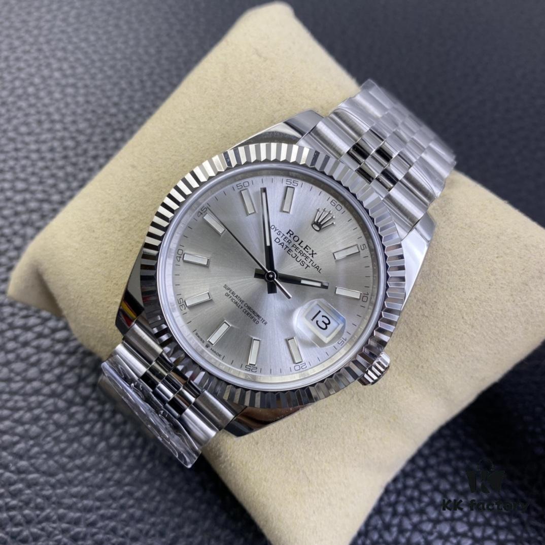 6931a696ccd8ab3d7af9afdd Clean Factory / C Factory New Rolex Datejust Series m126334-0004 Silver Dial