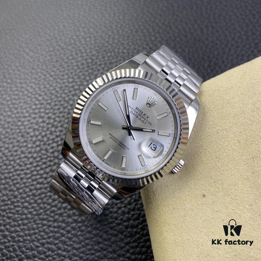 6931a696ccd8ab3d7af9afe0 Clean Factory / C Factory New Rolex Datejust Series m126334-0004 Silver Dial