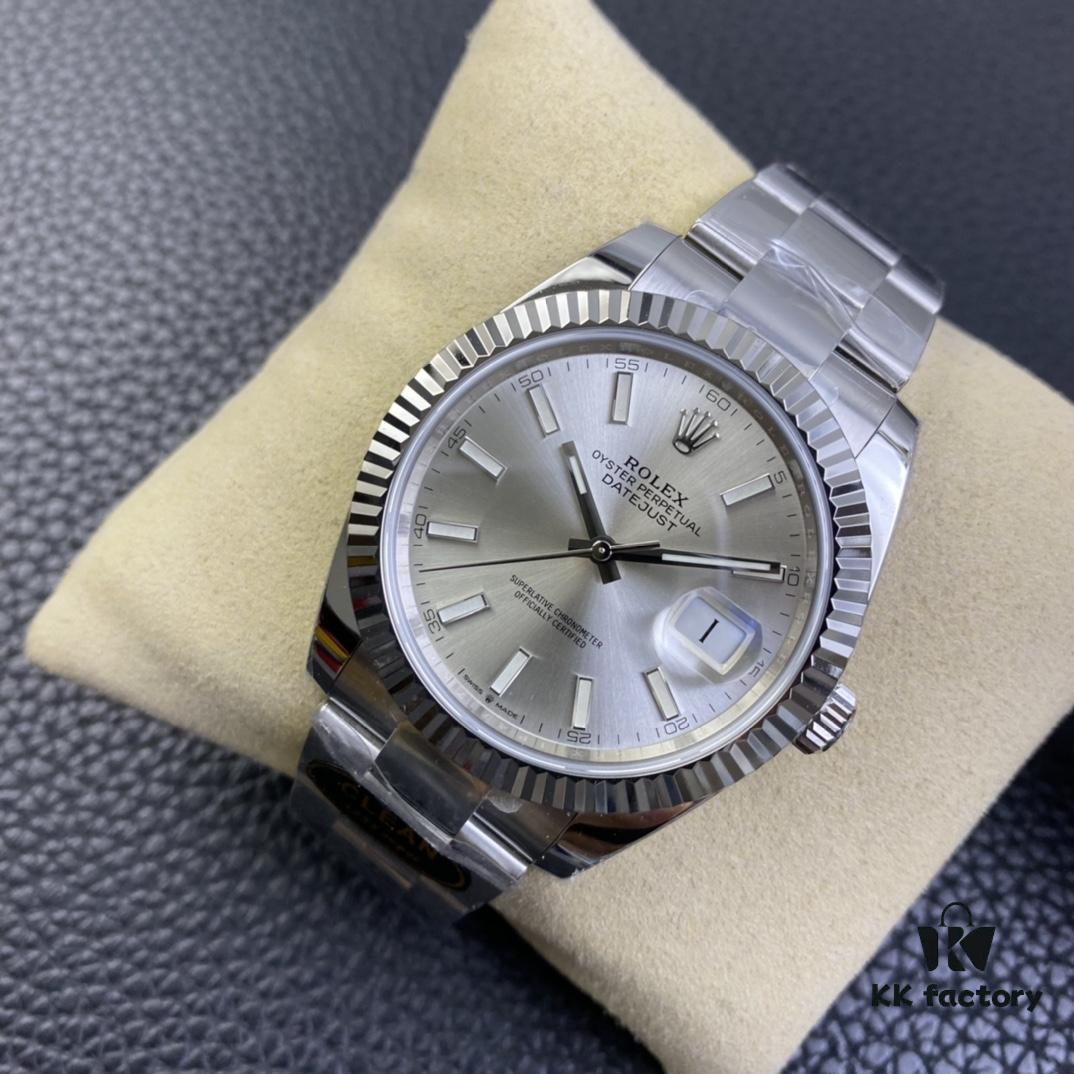 6931a697ccd8ab3d7af9afe6 Clean Factory / C Factory New Rolex Datejust Model m126334-0004 Silver Dial