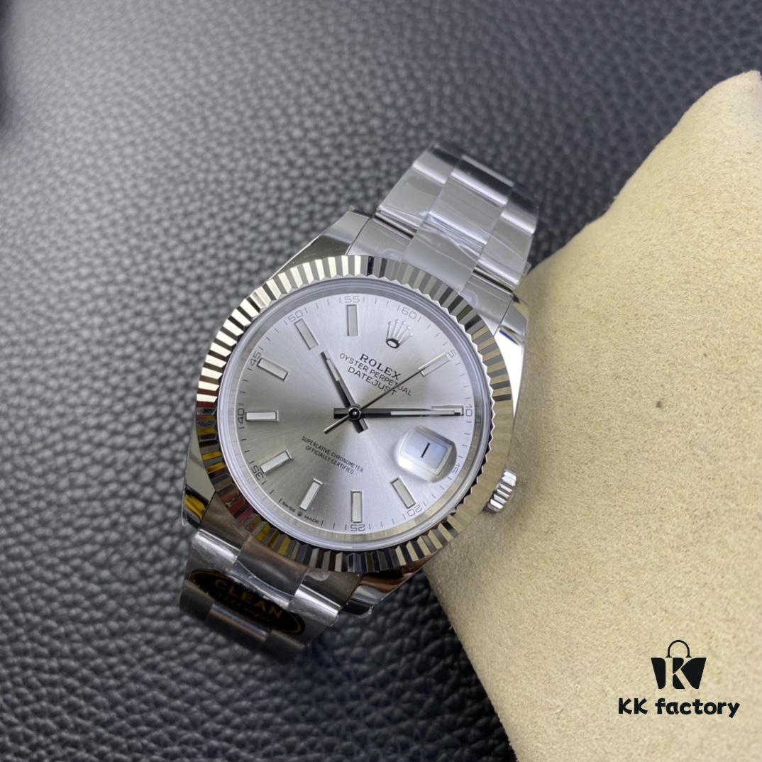 6931a697ccd8ab3d7af9afe9 Clean Factory / C Factory New Rolex Datejust Model m126334-0004 Silver Dial