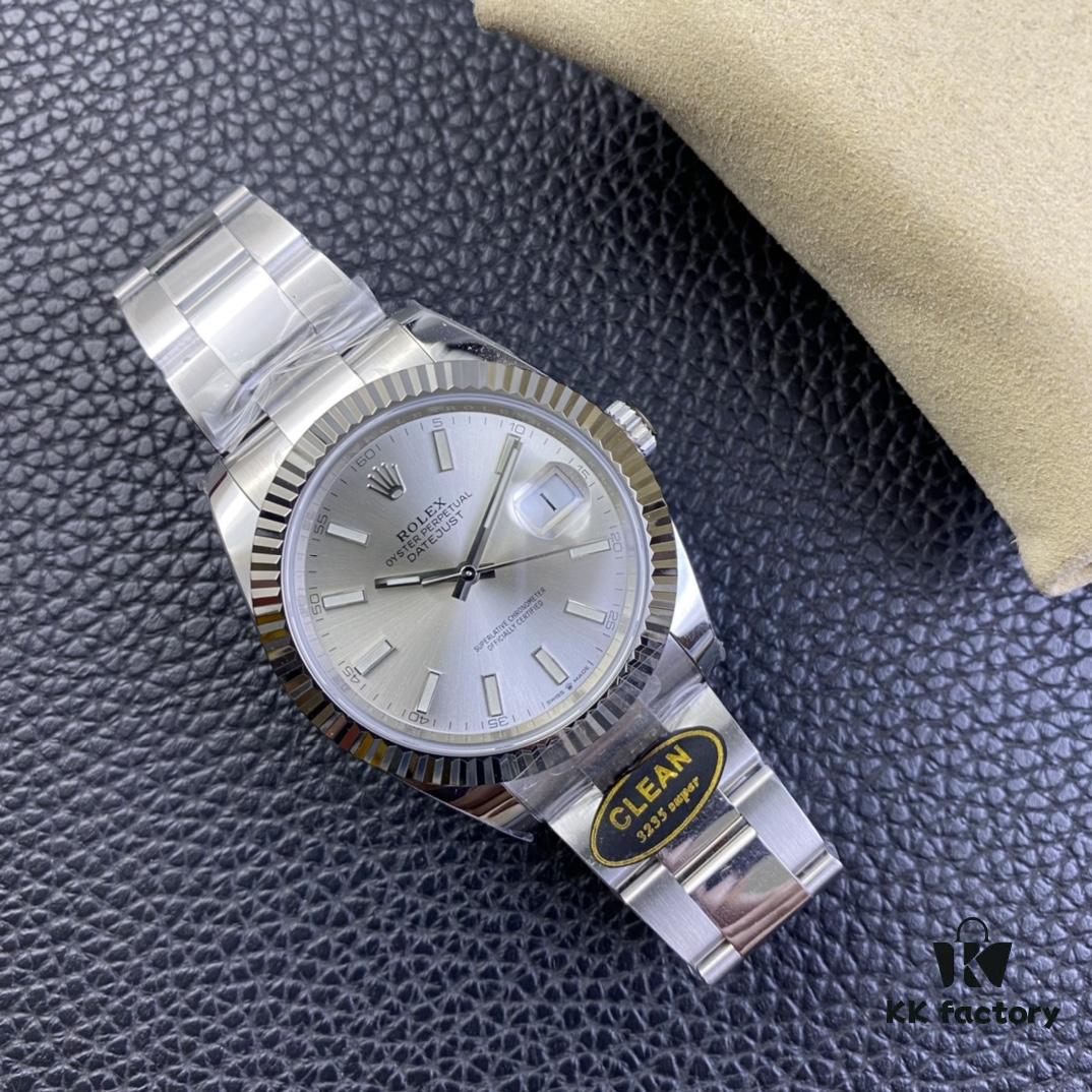 6931a697ccd8ab3d7af9afea Clean Factory / C Factory New Rolex Datejust Model m126334-0004 Silver Dial