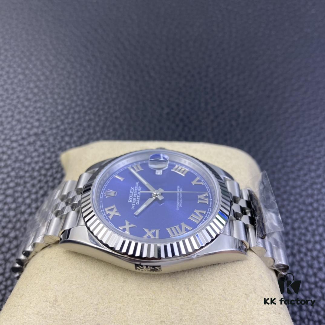 6931a697ccd8ab3d7af9aff0 Clean Factory / C Factory New Rolex Datejust Series m126334-0026 Roman Numeral Blue Dial