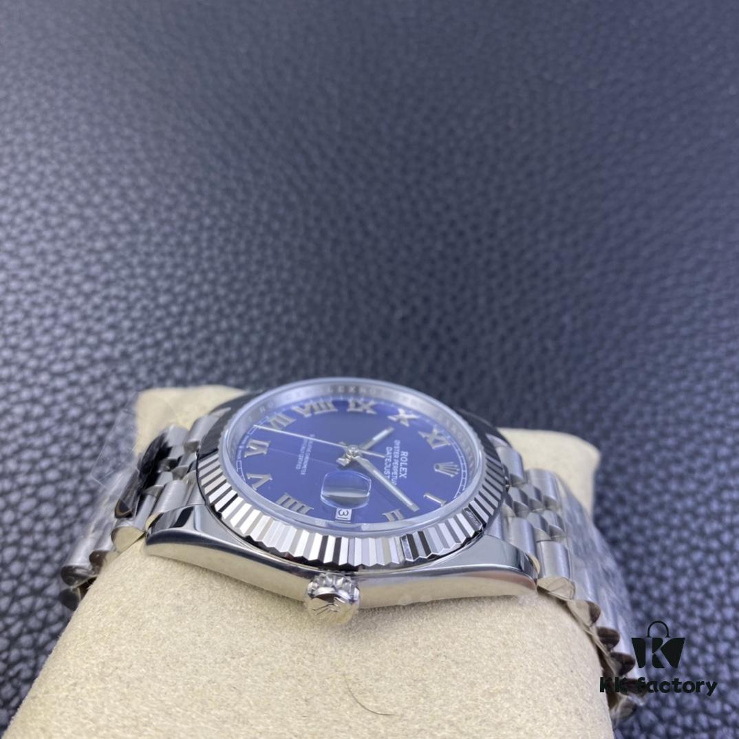 6931a697ccd8ab3d7af9aff1 Clean Factory / C Factory New Rolex Datejust Series m126334-0026 Roman Numeral Blue Dial