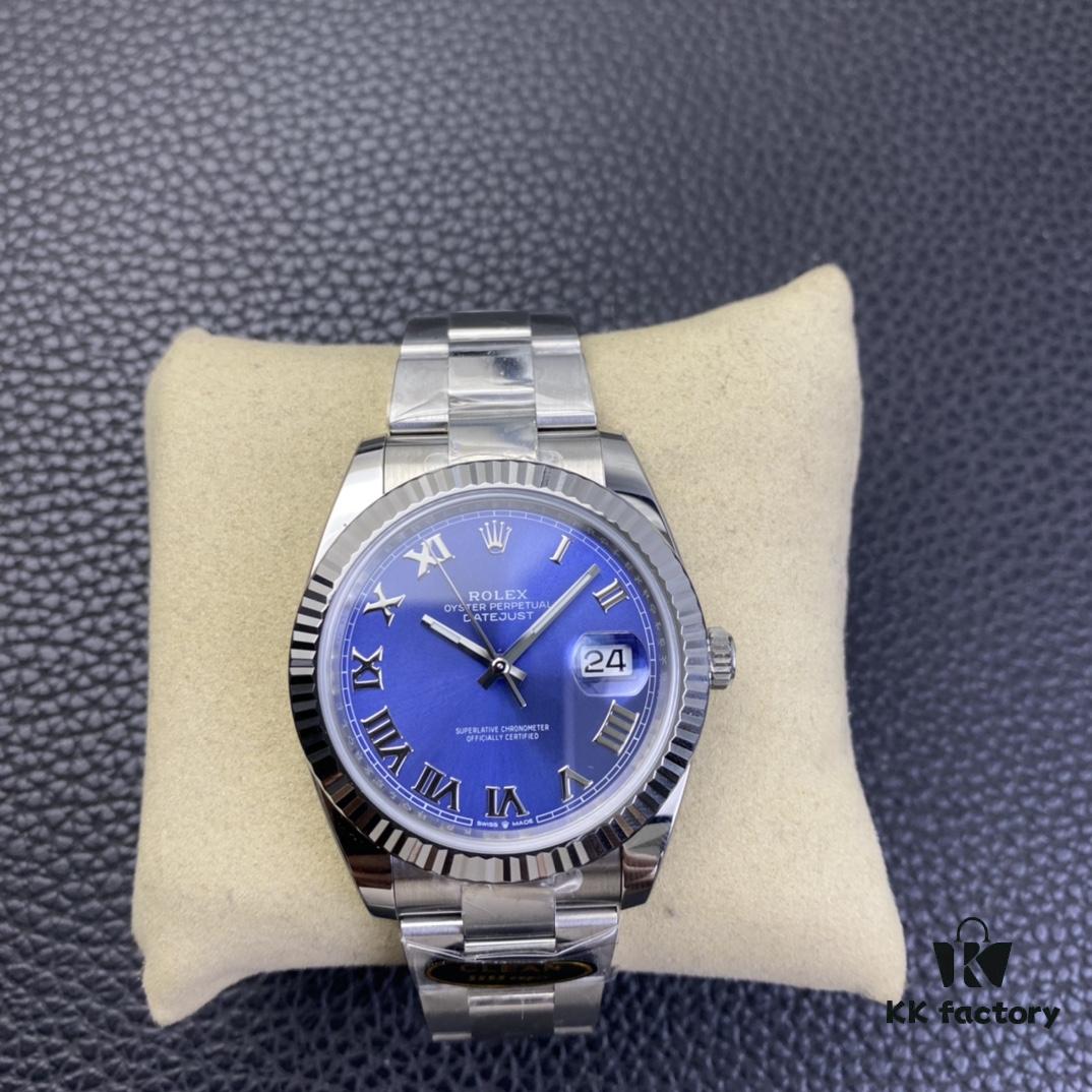 6931a698ccd8ab3d7af9aff6 Clean Factory / C Factory New Rolex Datejust Series m126334-0026 Roman Blue Dial