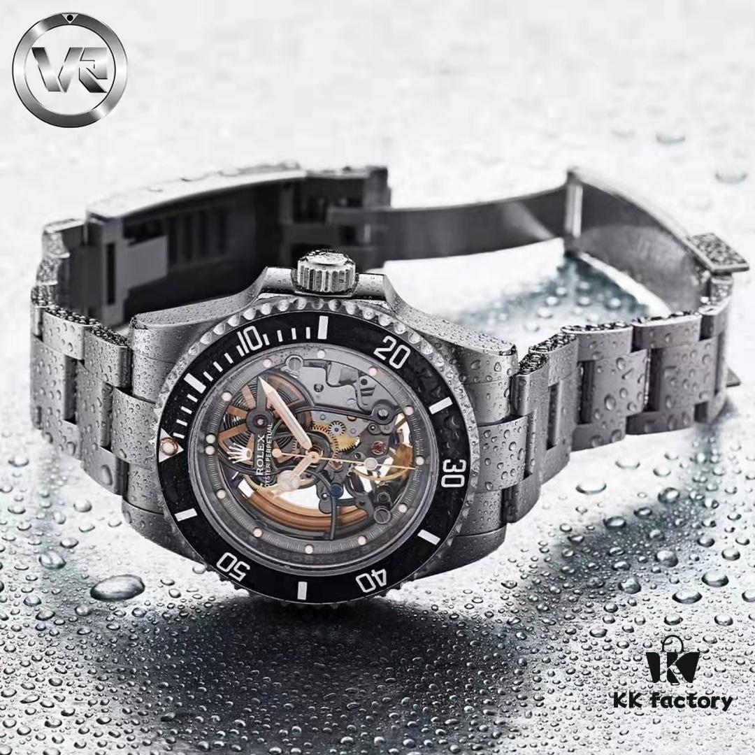 6931a6a0ccd8ab3d7af9b08a VR Factory Masterpiece! Radically Modified Rolex – The Legendary Submariner with Carbon Fiber Bezel, Fully Skeletonized and Engineered to the Extreme