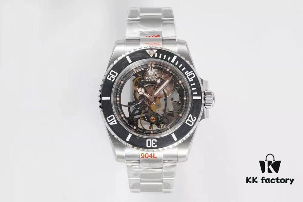 VR Factory Masterpiece! Modified Rolex Submariner with Carbon Fiber Bezel – Fully Skeletonized, Rare Limited Edition