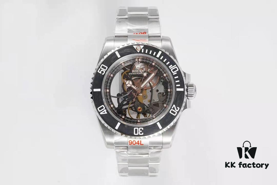 6931a6a1ccd8ab3d7af9b096 VR Factory Masterpiece! Modified Rolex Submariner with Carbon Fiber Bezel – Fully Skeletonized, Rare Limited Edition