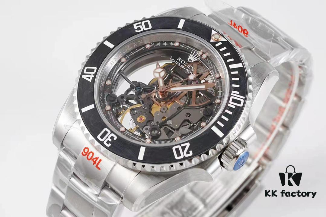 6931a6a1ccd8ab3d7af9b098 VR Factory Masterpiece! Modified Rolex Submariner with Carbon Fiber Bezel – Fully Skeletonized, Rare Limited Edition