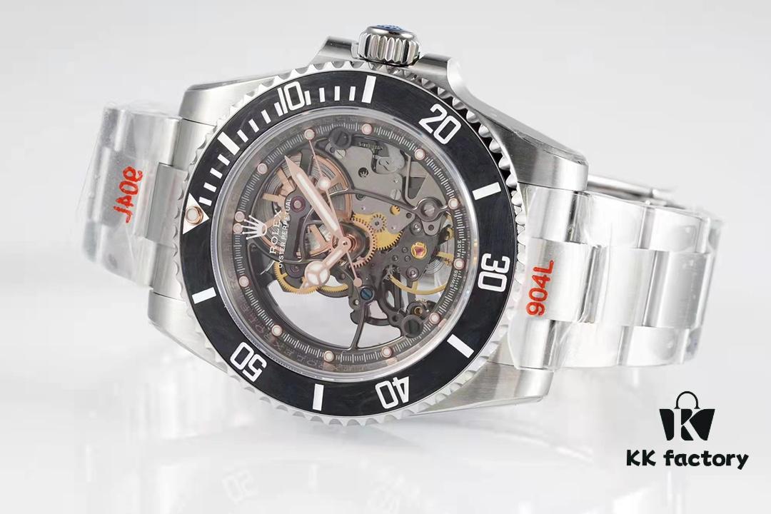 6931a6a1ccd8ab3d7af9b09a VR Factory Masterpiece! Modified Rolex Submariner with Carbon Fiber Bezel – Fully Skeletonized, Rare Limited Edition