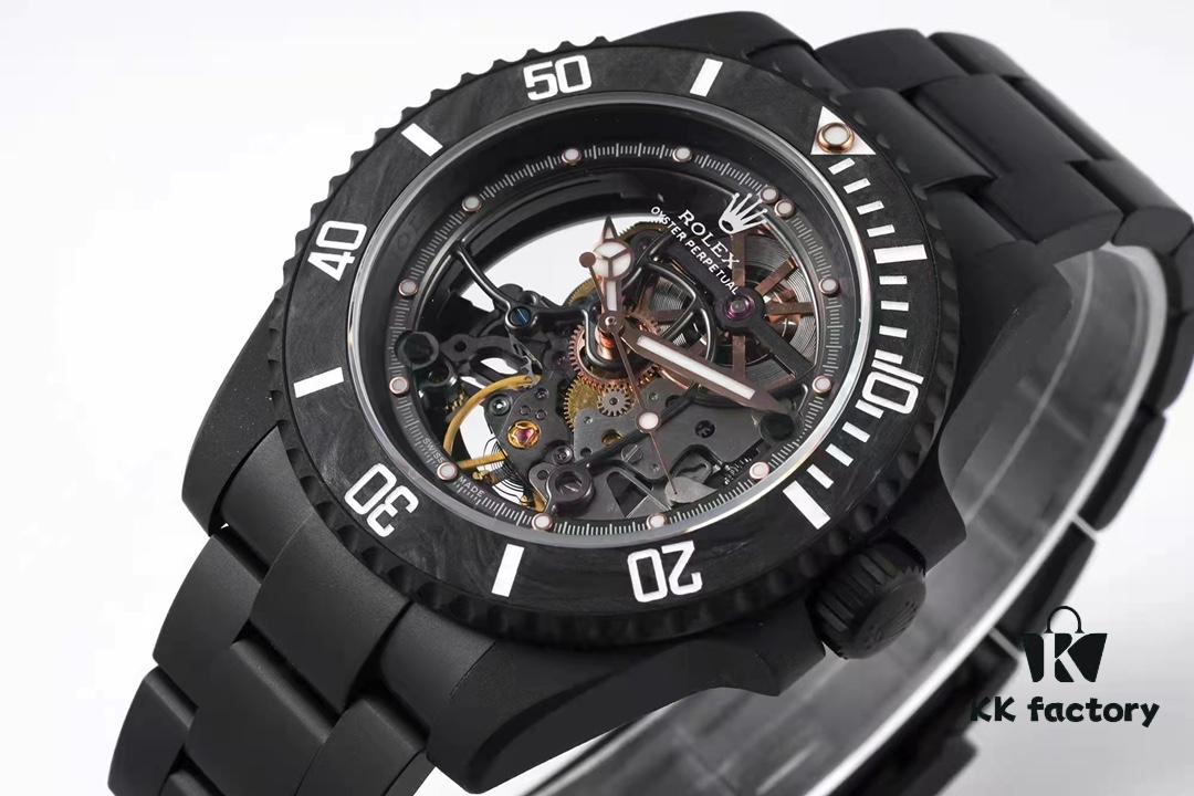 6931a6a2ccd8ab3d7af9b0a2 VR Factory Masterpiece! Radically Modified Rolex Submariner – The Legendary 'Carbon Fiber Bezel' with Full Skeleton Design, Inspired by Rolex 116610