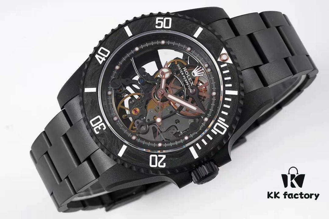 6931a6a2ccd8ab3d7af9b0a3 VR Factory Masterpiece! Radically Modified Rolex Submariner – The Legendary 'Carbon Fiber Bezel' with Full Skeleton Design, Inspired by Rolex 116610
