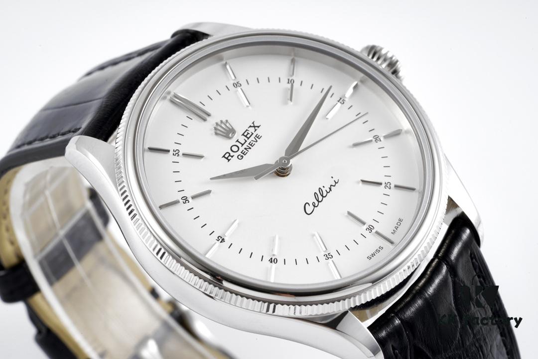6931a6a2ccd8ab3d7af9b0aa KZ Reimagined 'Core' Edition - Rolex Cellini 50509 Time-only Automatic Watch with Exclusive Blue Hairspring Custom Cal.3132 Movement