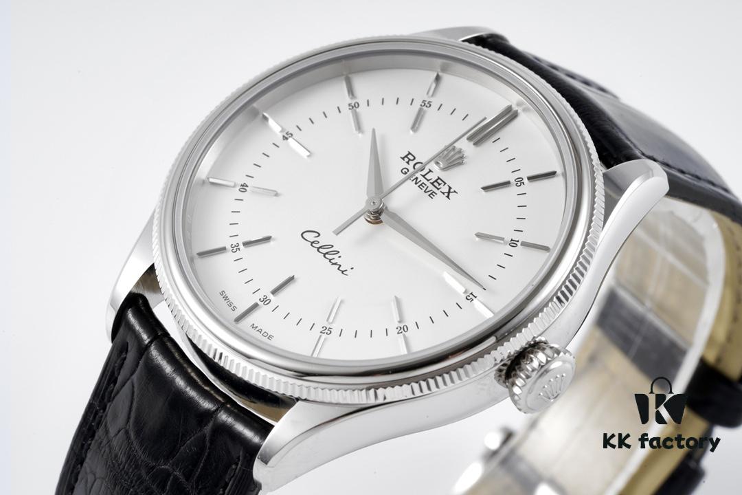 6931a6a2ccd8ab3d7af9b0ab KZ Reimagined 'Core' Edition - Rolex Cellini 50509 Time-only Automatic Watch with Exclusive Blue Hairspring Custom Cal.3132 Movement