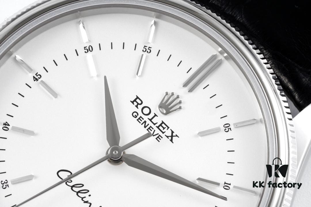 6931a6a2ccd8ab3d7af9b0ac KZ Reimagined 'Core' Edition - Rolex Cellini 50509 Time-only Automatic Watch with Exclusive Blue Hairspring Custom Cal.3132 Movement