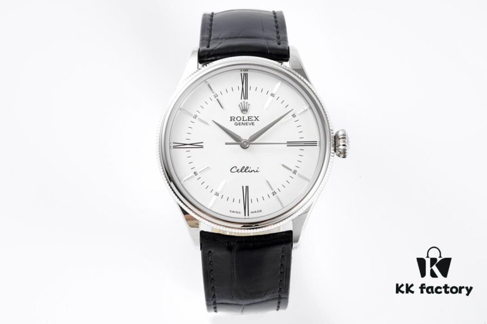 6931a6a2ccd8ab3d7af9b0b2 KZ Reimagined 'Core' Edition - Premium Rolex Cellini 50509 Time-only Automatic Watch with Exclusive Blue Hairspring Custom Cal.3132 Movement, Individual Serial Number Included