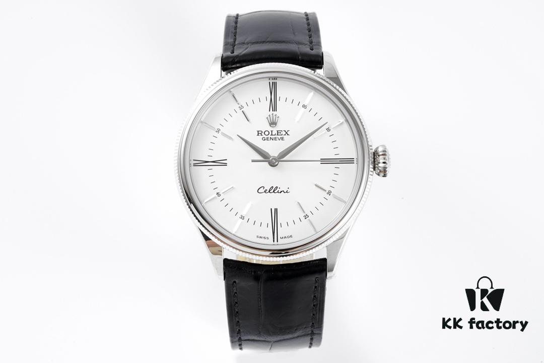 6931a6a2ccd8ab3d7af9b0b2 KZ Reimagined 'Core' Edition - Premium Rolex Cellini 50509 Time-only Automatic Watch with Exclusive Blue Hairspring Custom Cal.3132 Movement, Individual Serial Number Included
