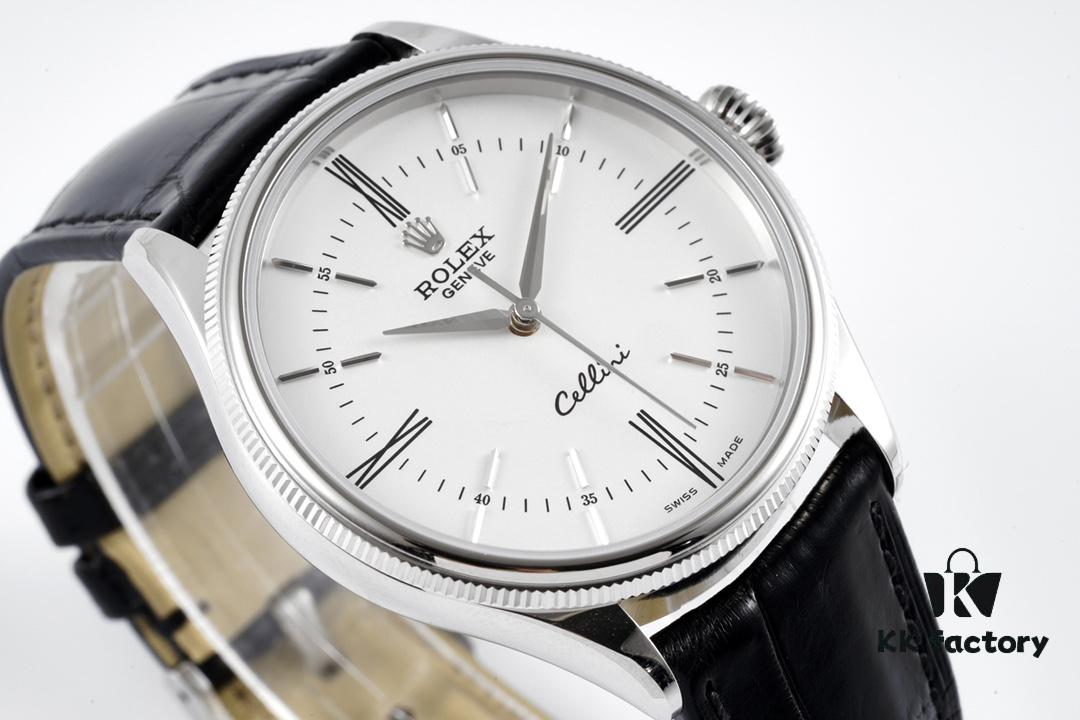 6931a6a2ccd8ab3d7af9b0b3 KZ Reimagined 'Core' Edition - Premium Rolex Cellini 50509 Time-only Automatic Watch with Exclusive Blue Hairspring Custom Cal.3132 Movement, Individual Serial Number Included