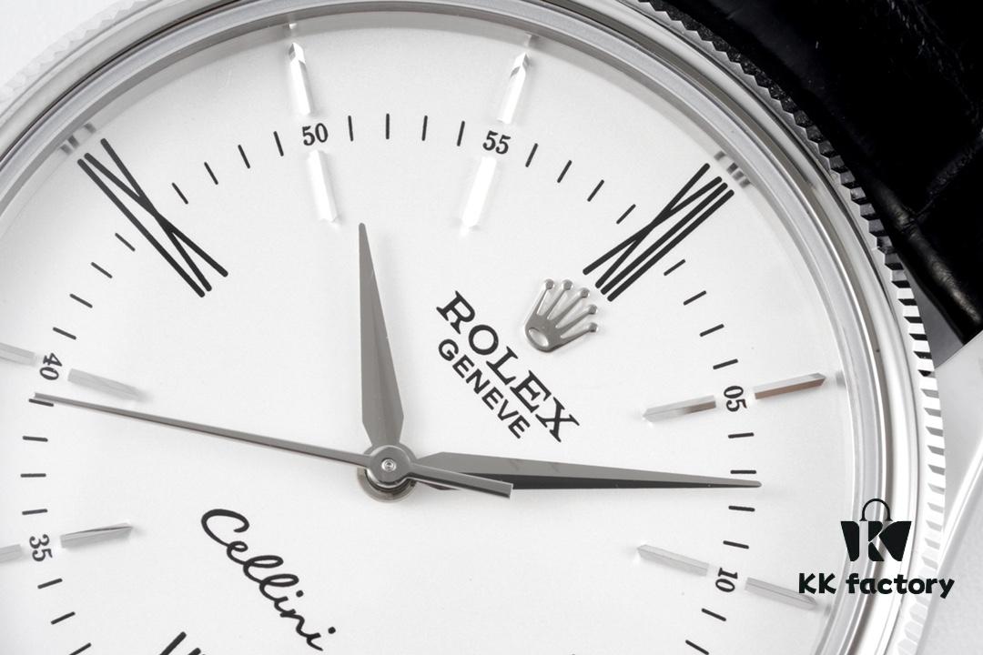 6931a6a3ccd8ab3d7af9b0b5 KZ Reimagined 'Core' Edition - Premium Rolex Cellini 50509 Time-only Automatic Watch with Exclusive Blue Hairspring Custom Cal.3132 Movement, Individual Serial Number Included