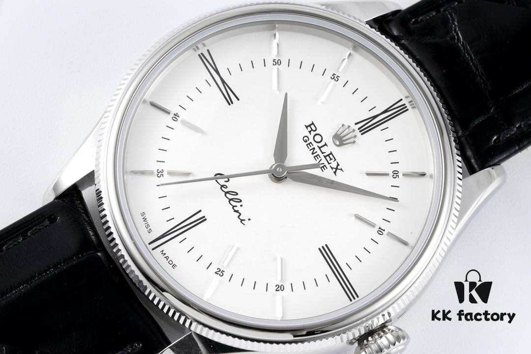 6931a6a3ccd8ab3d7af9b0b6 KZ Reimagined 'Core' Edition - Premium Rolex Cellini 50509 Time-only Automatic Watch with Exclusive Blue Hairspring Custom Cal.3132 Movement, Individual Serial Number Included
