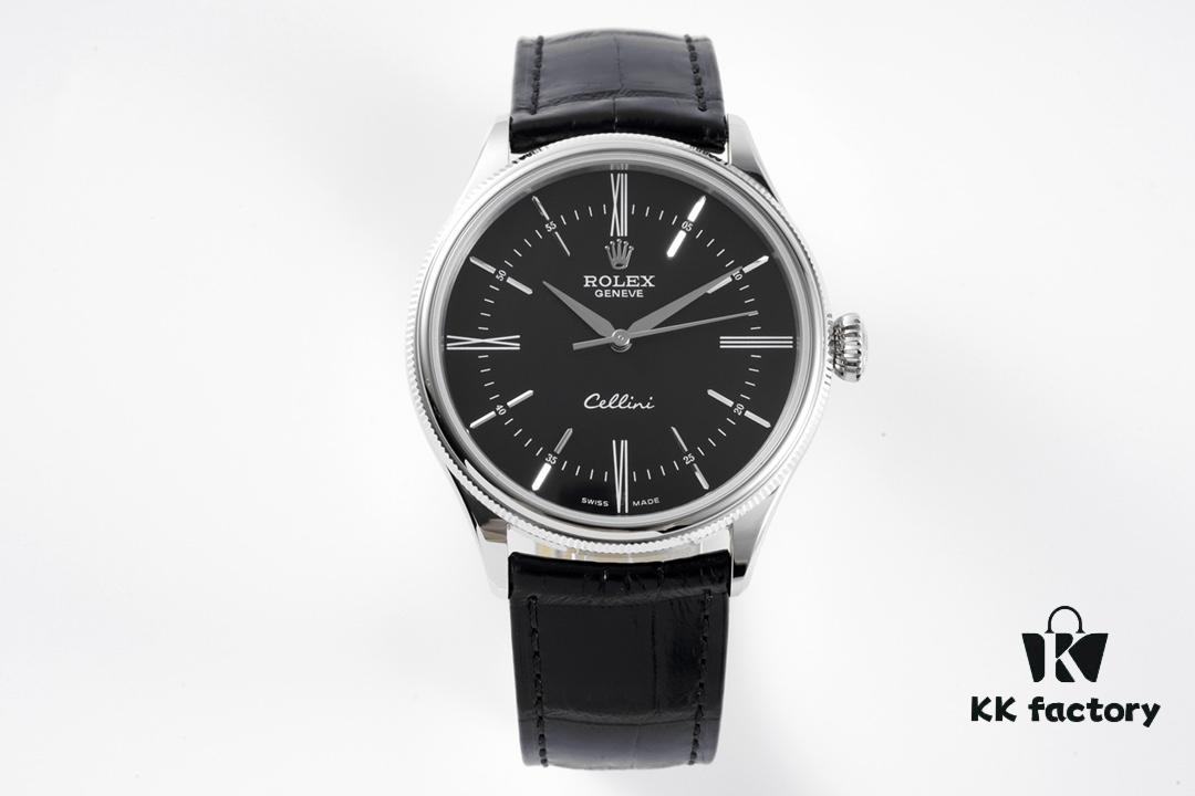 6931a6a3ccd8ab3d7af9b0bb KZ Reimagined 'Core' Edition - Premium Rolex Cellini 50509 Time Automatic Watch with Exclusive Blue Hairspring Custom Cal.3132 Movement